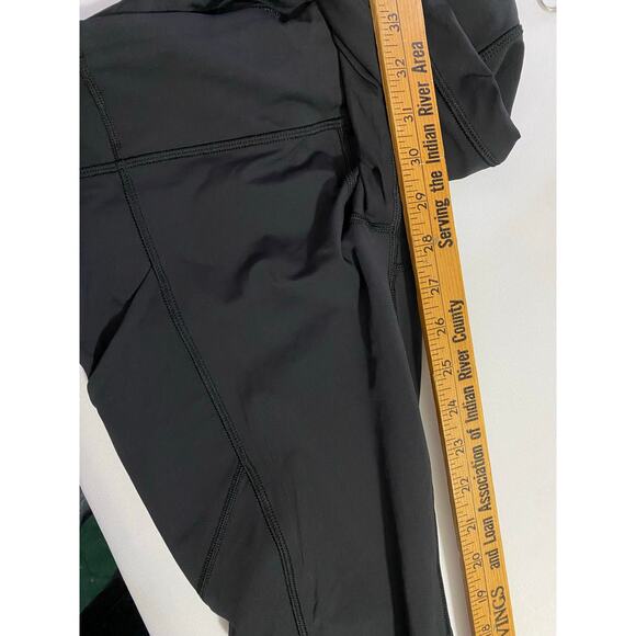 Lululemon Women’s Legging Black Gathered Ankle Tag Removed 30” Waist - Picture 8 of 9